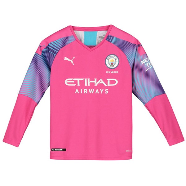 Camiseta Manchester City ML Portero 2019-2020 Rosa